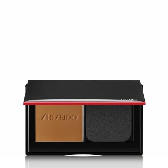 Synchro Skin Self-Refreshing Custom Finish Powder Foundation - 24-Hour Sheer-to-Medium Buildable Coverage with Shine Control - Smudge Proof & Non-Comedogenic - Amber 440
