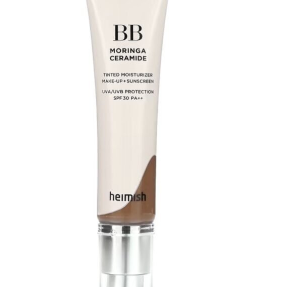 Moringa Ceramide BB Cream, Tinted Moisturizer Make-Up + Sunscreen, SPF 30 PA++, 31N Deep, 1.05 oz (30 g)