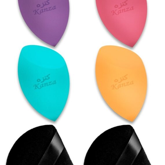6 Pcs Makeup Sponge Set and Triangle Cosmetic Powder Puff Set for Foundation Sponge Makeup Puff Blender for Flawless Look Blending Sponge Puff Makeup Applicator Cosmetic Sponge Beauty Sponge Set