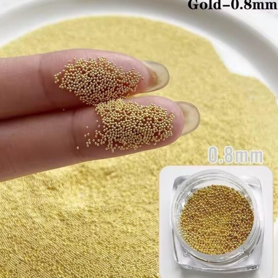 Nail Art Beads Steel Ball Metal Micro Caviars Alloy Nail Art Rhinestones Jewelry Manicure Accessories DIY Ornaments