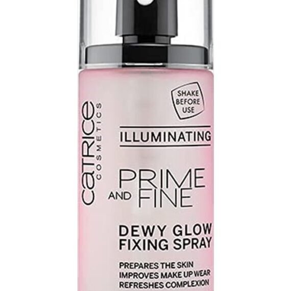 Prime & Fine Illuminating Dewy Glow Spray | Transparent and Fast Drying Fixing Spray| Paraben Free & Vegan | Cruelty Free (Pack of 1)