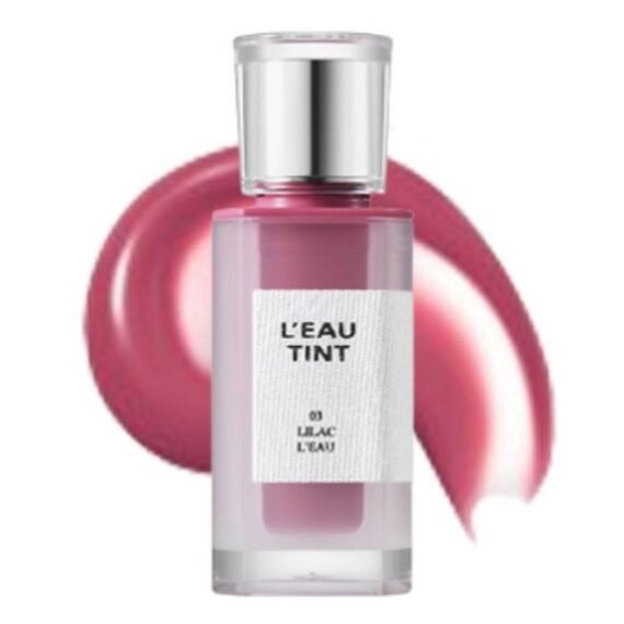 Bbia L’Eau Tintglossy & Glow Lip Stain Watery Lip Tint Nonsticky High Shine Finish Longlasting Moisturizing Lightweight Natural Daily Use Vegan Korean Lip Makeup (03 Lilac L'Eau)