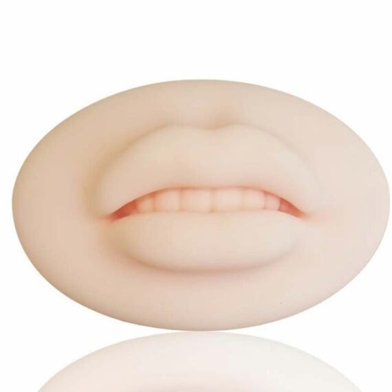 Silicone Lips Training Skin for Permanent Makeup, Microblading Practice and Cosmetic Tattoo Artists - Fake Lips Practice Skin for Beginners