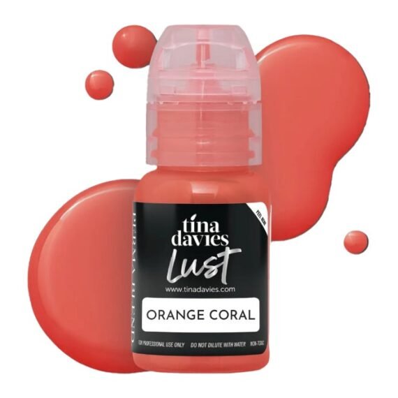 Tina Davies Lip Pigment – Orange Coral 15Ml Pbtdoc1/2