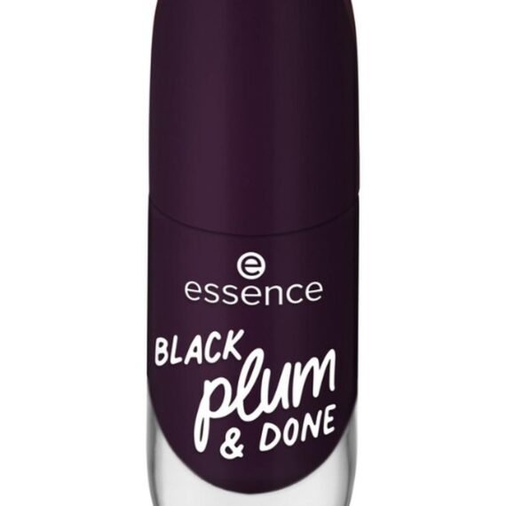 Gel Nail Colour 84 BLACK plum & DONE