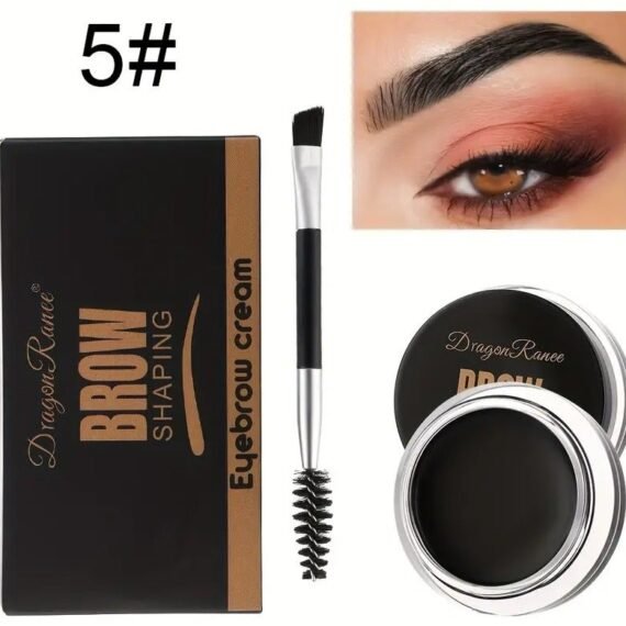 DragonRanee Brow Shaping Eyebrow Setting Gel - Long-Wearing, Waterproof, Sweat-Resistant Eyebrow Color Cream for All Skin Types, Natural Look, Easy Application, Non-Fading Eyebrow Gel
