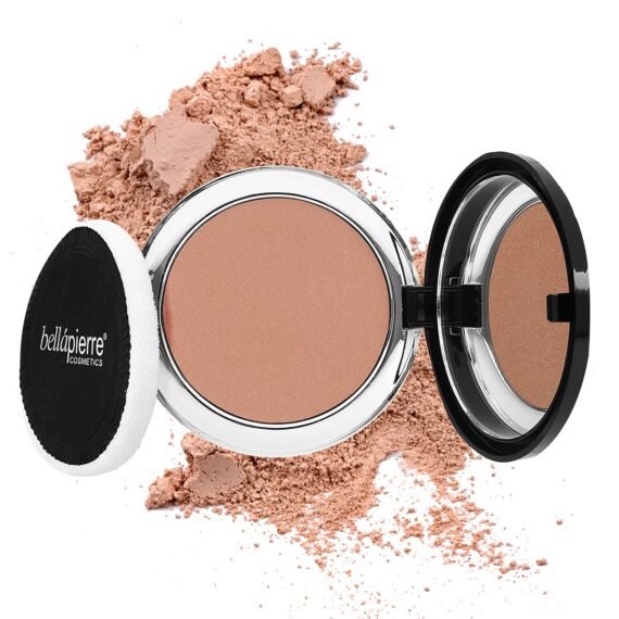 bellapierre Compact Mineral Blush | Warm Dewy Glow | Non-Toxic and Paraben Free | Suitable for All Skin Types | Compact Case - 0.35-Ounce â€“ Desert Rose
