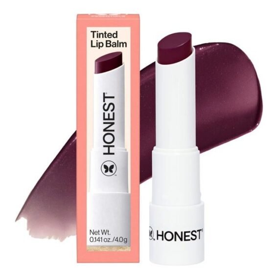 Moisturizing Vegan Tinted Lip Balm | Antioxidant-rich Acai Extracts + Avocado Oil | Paraben Free + Cruelty Free | Plum Drop