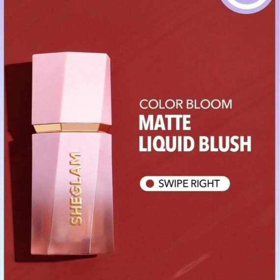 Color Bloom Liquid Blush Matte Finish Swipe Right