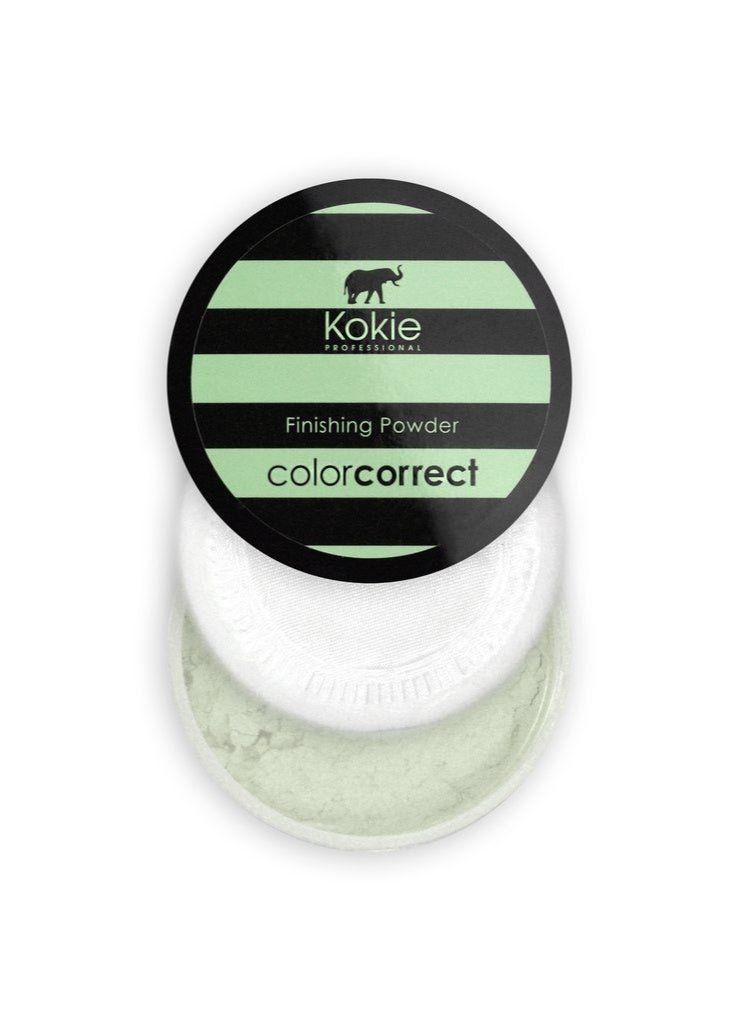 Kokie Cosmetics Setting Powders, Green - Redness Correction, 0.18 Ounce