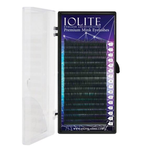 Iolite Premium Mink Eyelashes – Soft, Lightweight & Natural Look Lash Extensions for Professional Use (C Curl) Thickness 0.18mm - 11 MM