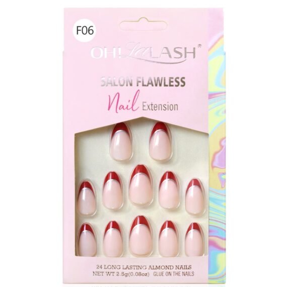 24pcs Pre-glued Colorful False Nail Tips (New Version Available)