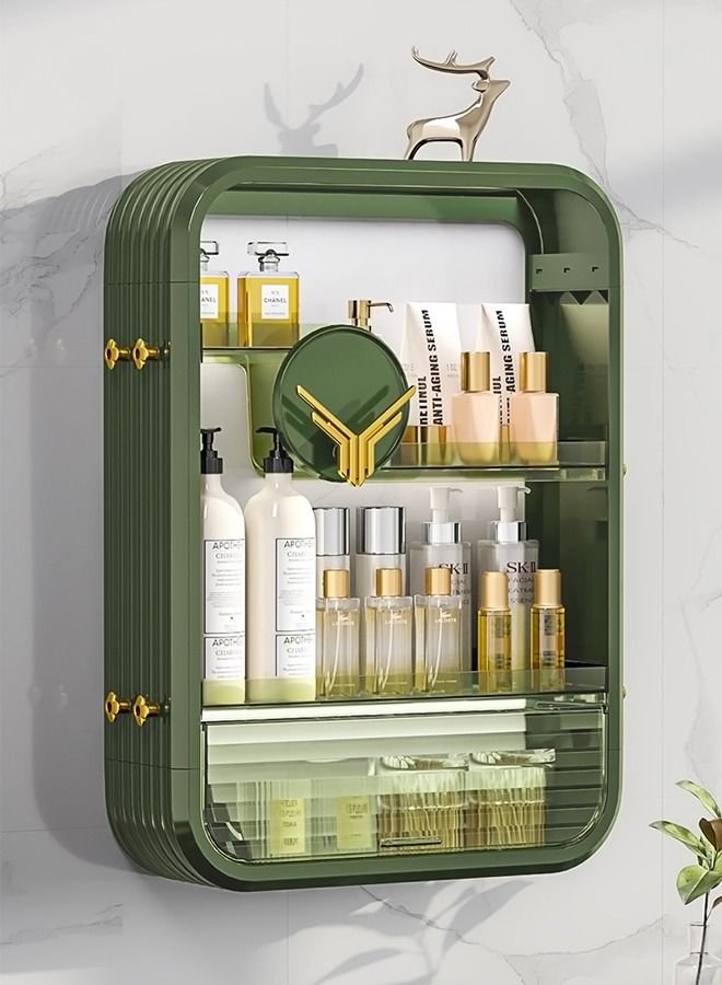 3 Tire Wall Makeup Cosmetic Storage Box