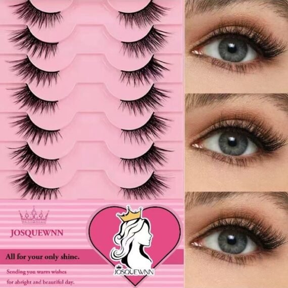 10 Pairs False Eyelashes Set, Cat Eye Half Lashes Natural Look Fluffy,Lightweight And Natural To Enhance Eye Makeup Charm, Long-Lasting Smudge-Proof, Suitable For Daily And Party Occasions.