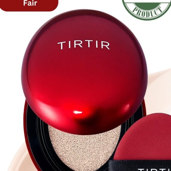 TIRTIR Mask Fit 13C Fair Ivory Red Cushion Foundation | Full coverage, Weighless, Skin fit, Satin Glow Finish, Korean cushion foundation