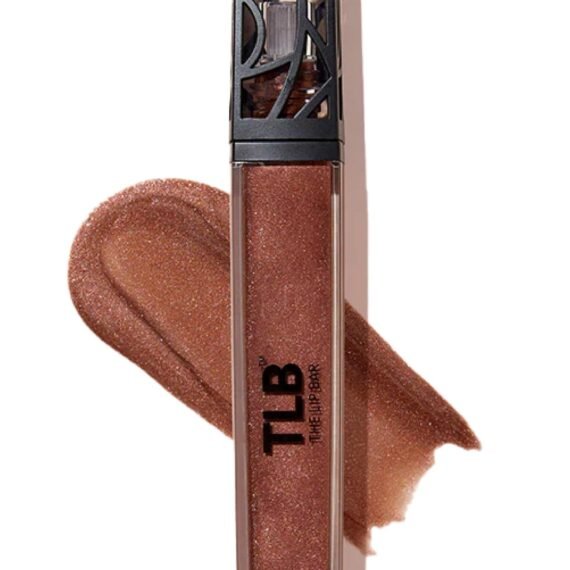 The Lip Bar - Lip Gloss, Extra (Brown Shimmer) - Gloss Up Sheer Finish - Smooth, Not Sticky Formula - Moisturizing Coconut Oil, Olive Oil, Argan Oil & Vitamin E - Vegan & Cruelty Free - .30 fl oz