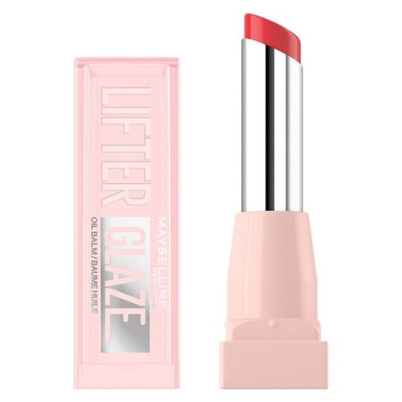 Maybelline New York Lifter Glaze Oil Balm, Hydrating Oil Balm With Hyaluronic Acid, Up to 24H Hydration, Peach Quenc 005
