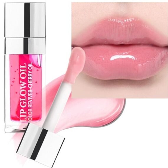 Lip Glow Oil, 2 In 1 Double Effect Lip Glow Oil, Keeps Your Lips Moisturized, Locks In Moisture And Maintains a Lasting Charm,Simple To Operate and Save Your Time #007