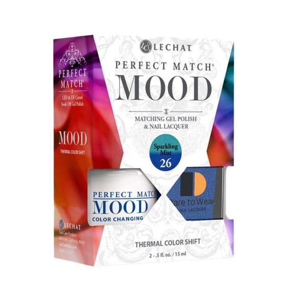 Mood Gel Nail Polish Change Temperature Color 15ml Sparkling Mist Thermal Color Shift PMMD26