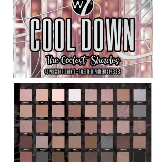 W7 Cool Down - 40 Coolest Shades Pressed Pigments 36g