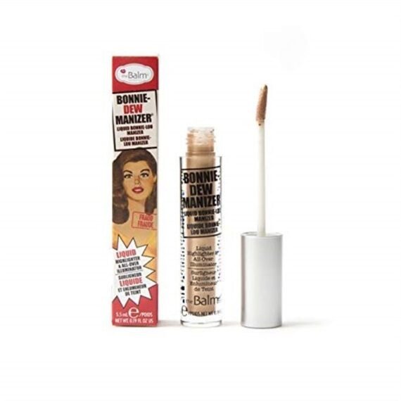 Bonnie-Dew Manizer Liquid Highlighter, Skin Perfector, Long-Lasting, Soft, All-Over Illuminator, Easily Blendable, Brown, 0.19 oz