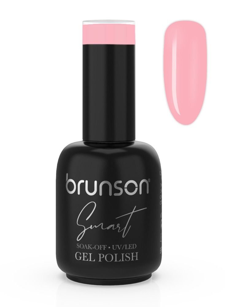 Gel Nail Polish, 15ml Smart Gel Nails Glossy Shine Finish Long Lasting Soak off UV/LED Gel Polish for Nail Art French Manicure Pedicure Salon Quality Chip Resistant Gel Nail Extensions BSM018