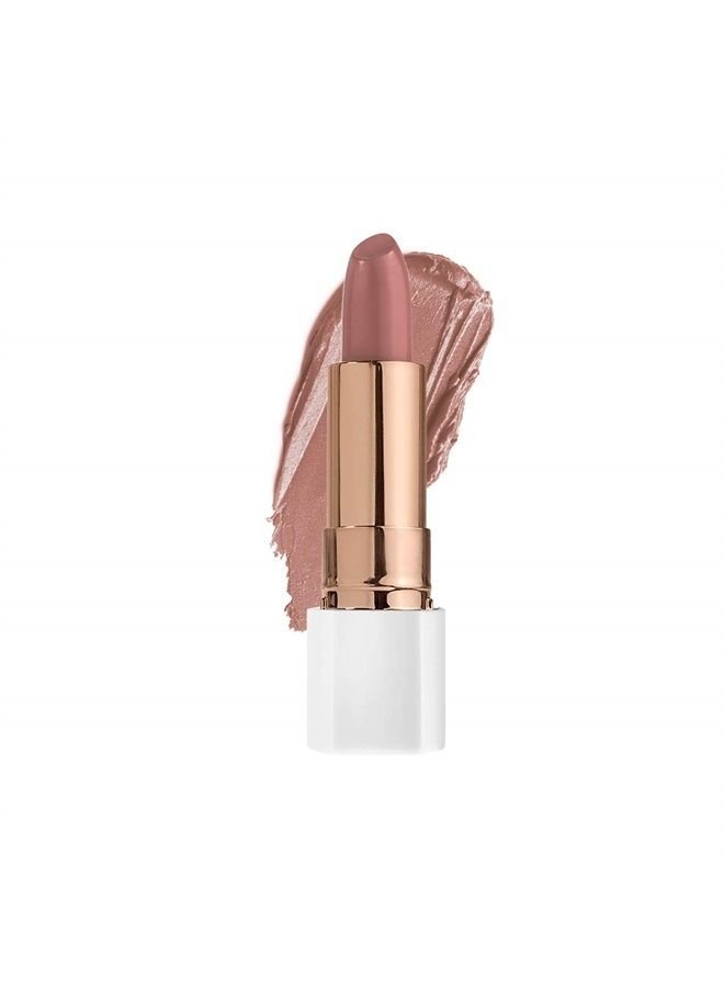 Petal Pout Lipstick - Cruelty Free - Nourishing & Highly Pigmented Lip Color with Antioxidants (Spiced Petal - Cream) (Pack of 1)