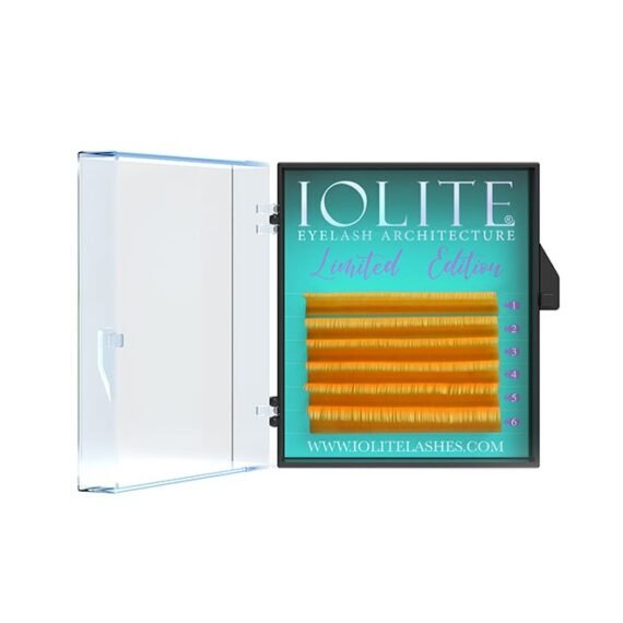 Lash Cluster Ombre Orange C Curl 7T Mix 2 Classic Eyelash Extensions Individual Lashes Soft Silk False Eyelashes Salon Use for Natural Eye Lashes Supplies Professional Permanent Makeup Tools