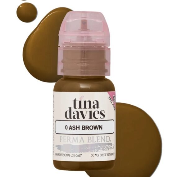 Tina Davies Ink Brow Pigments Ash Brown  Unleash Your Creativity With High-Quality, Bold Pigments For Stunning Brows 15Ml