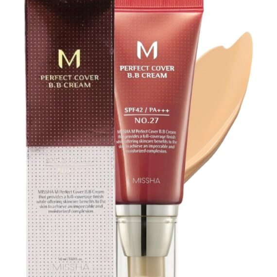 M Perfect Cover BB Cream SPF42/PA+++ 50ml Packaging May vary No.27 Honey Beige