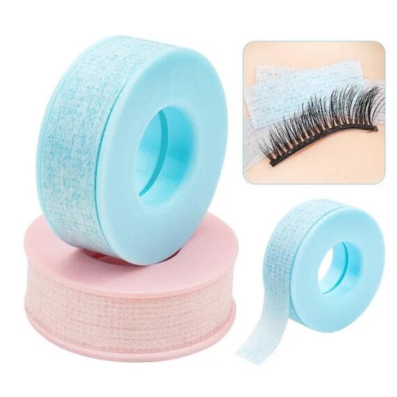Eyelash Extension Tape Sticker Isolation With Holes Breathable Sensitive Resistant Non-woven Gel Tape Patches Eye Pads 1.2cmx3.6m ILCT0 white