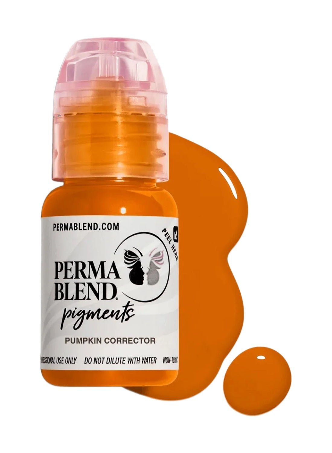 Pigment Corrector 15ml Pumpkin Pigment Corrector For Hyperpigmentation, Dark Spots, And Uneven Skin Tone Correction With Vegan lip blush Inks