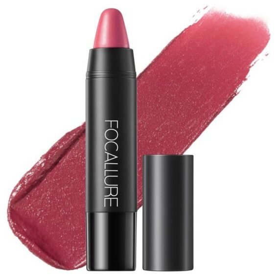 Ultra Chic Matte Lipstick,Rich Vitamin E Lip Crayon,Lightweight Matte Color without Drying or Fading,Long Lasting Waterproof Lips Makeup,17
