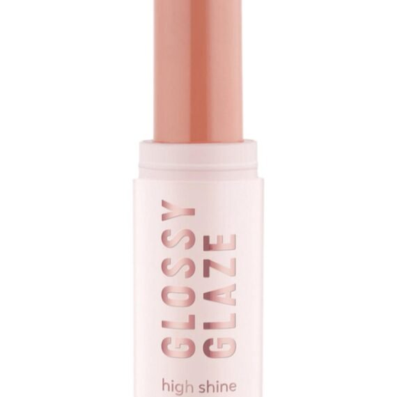 GLOSSY GLAZE High Shine Lipstick | 02 On Cloud Nude | Intense Pigmentation | Smooth Buttery Texture | Vegan & Paraben-Free | Gloss Finish | Hydrating & Nourishing Formula | 1.9g (Pack of 1) On Cloud Nude
