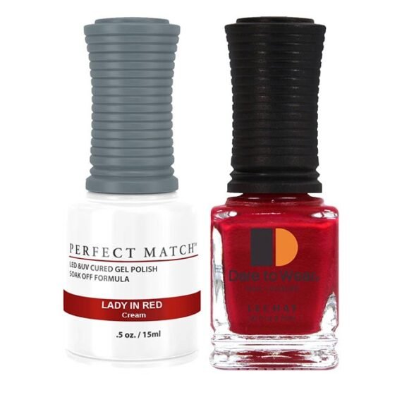Soak Off Gel Nail Polish UV LED Gel Polish Lady in Red PMS188