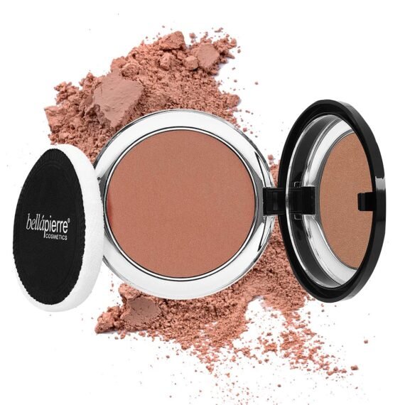 bellapierre Compact Mineral Blush | Warm Dewy Glow | Non-Toxic and Paraben Free | Suitable for All Skin Types | Compact Case - 0.35-Ounce â€“ Autumn Glow