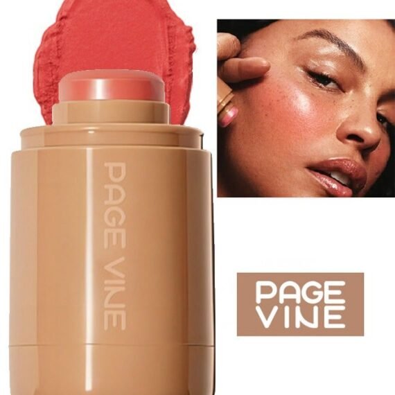 Pocket Blush - Long Lasting Smooth Lipstick Blush Stick, Matte Highly Chroma Blusher Paste, Waterproof Blusher Cream #03