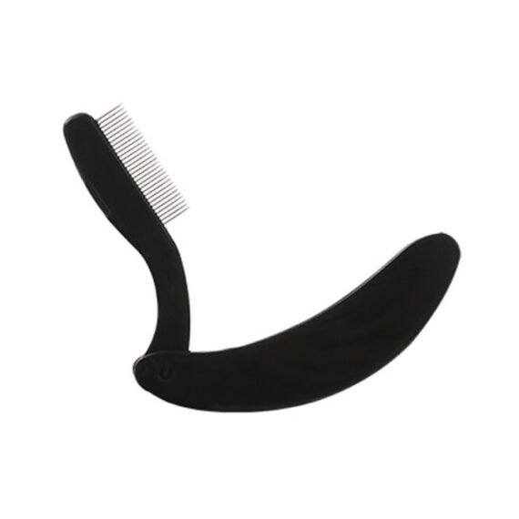 Foldable Eyelash Comb Separator Folding Lash Comb Eyebrow Mascara Applicator Eyelash Definer Arc Designed Cosmetic Brushes Tool