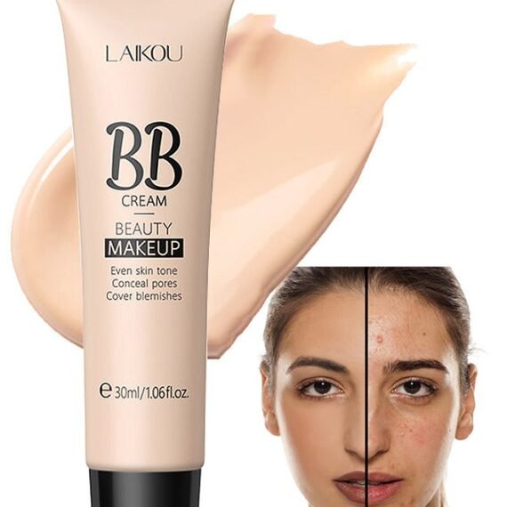 Hydrating Makeup BB Cream, Tinted Moisturizer Face Makeup BB Cream Foundation Waterproof Concealer Clean Brighten Color Correcting Cream Nude Makeup Long Lasting, Evens Skin Tone, Natural