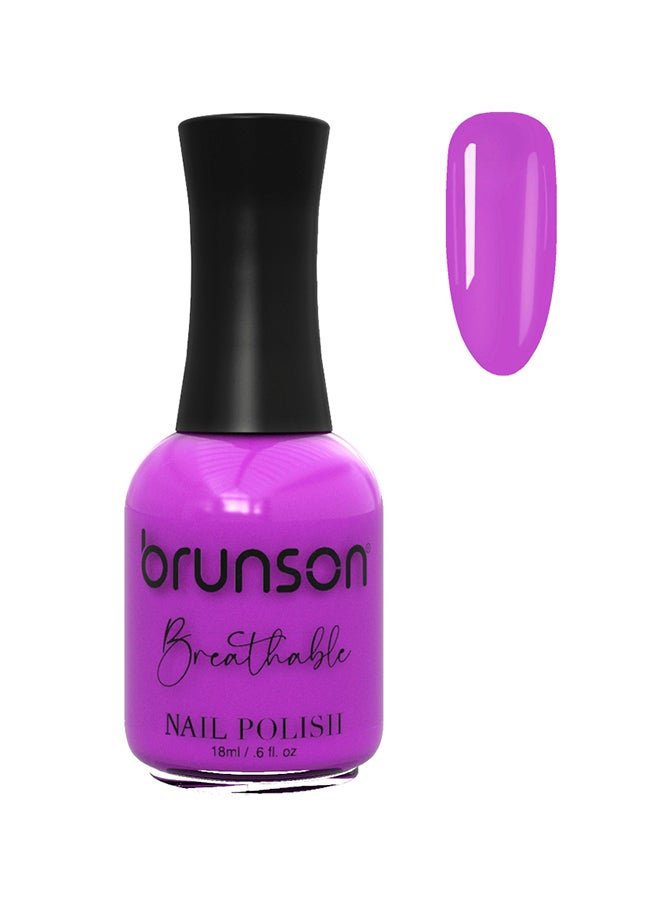 Breathable Nail Polish Halal nail polish Wudu friendly Quick-Dry Vegan long lasting but easy peel off 18ml BH089