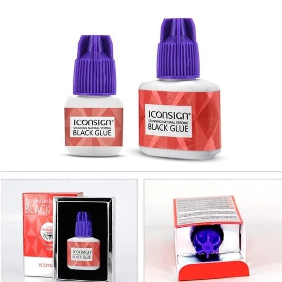 45 Days Long Lasting 5 ml Natural Strong Black Glue For False Eyelash Extensions