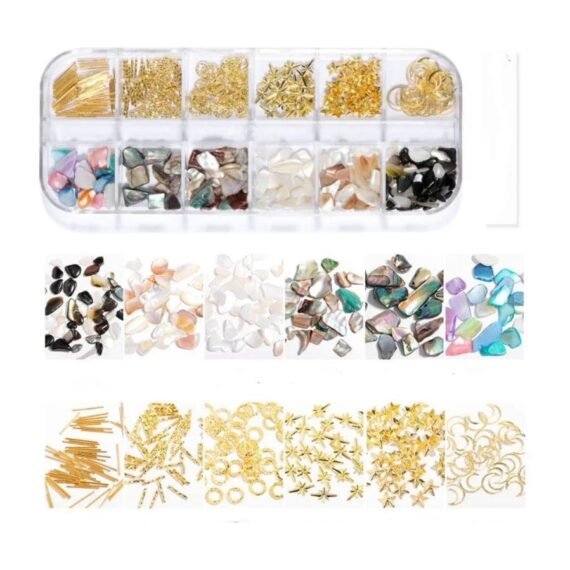 3D Nail Art Charms, Nail Accessories for DIY Nail Designs, Decorations Cute Rhinestones for Women & Girls, Ideal for Nail Decoration Supplies