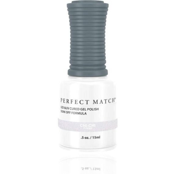 Perfect Match Gel Nail Polish 15ml Soak Off Long Lasting High Shine UV LED Gel Non Toxic Easy Application Wide Color Range for Manicure and Pedicure Chi-Chi