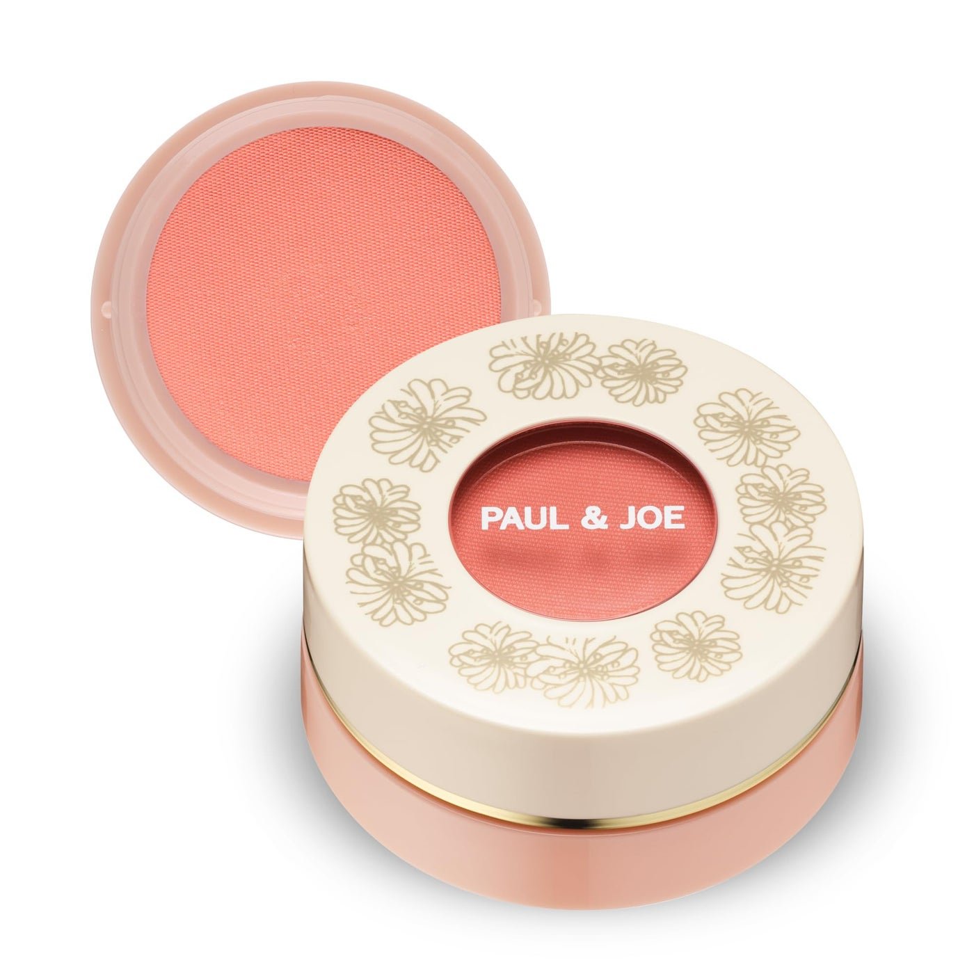 Paul & Joe Gel Blush, Bright and Buildable Makeup, Water-Based Gel Makeup Blush with Hydrating Oils for Dewy, Radiant Finish, Subtle Coral Cheek Tint, 03 Poached Peach, 0.71 oz