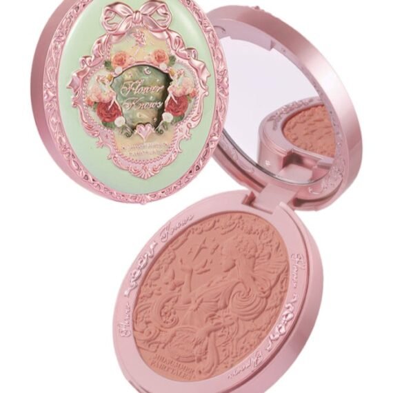 Midsummer Fairytales Velvet Embossed Blush Long-Lasting Lightweight & Buildable Powder Blush-05 Valley Lily