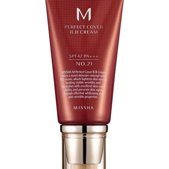 M Perfect Cover BB Cream With SPF42 PA+++ No. 21 Light Beige