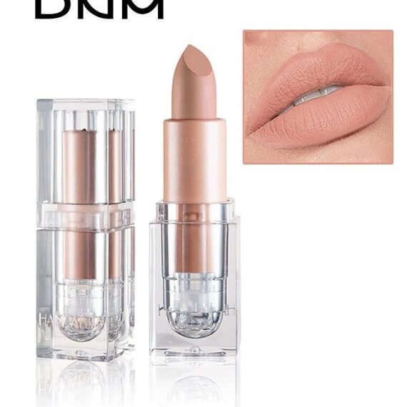 Matte Nude Lipstick Velvet Lip Gloss Non-Fading Non-Sticky Cup Nude Lipstick Matte Lip Stain Long Lasting Waterproof Lipstick for Women Girls Daily Lip Makeup - White Peach