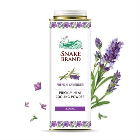 Prickly Heat Cooling Anti Itch Powder Relieve Miliaria Heat Rash, Relaxing Lavender Scent, 9.9 Oz (280 gr) - Daily Use Antiperspirant