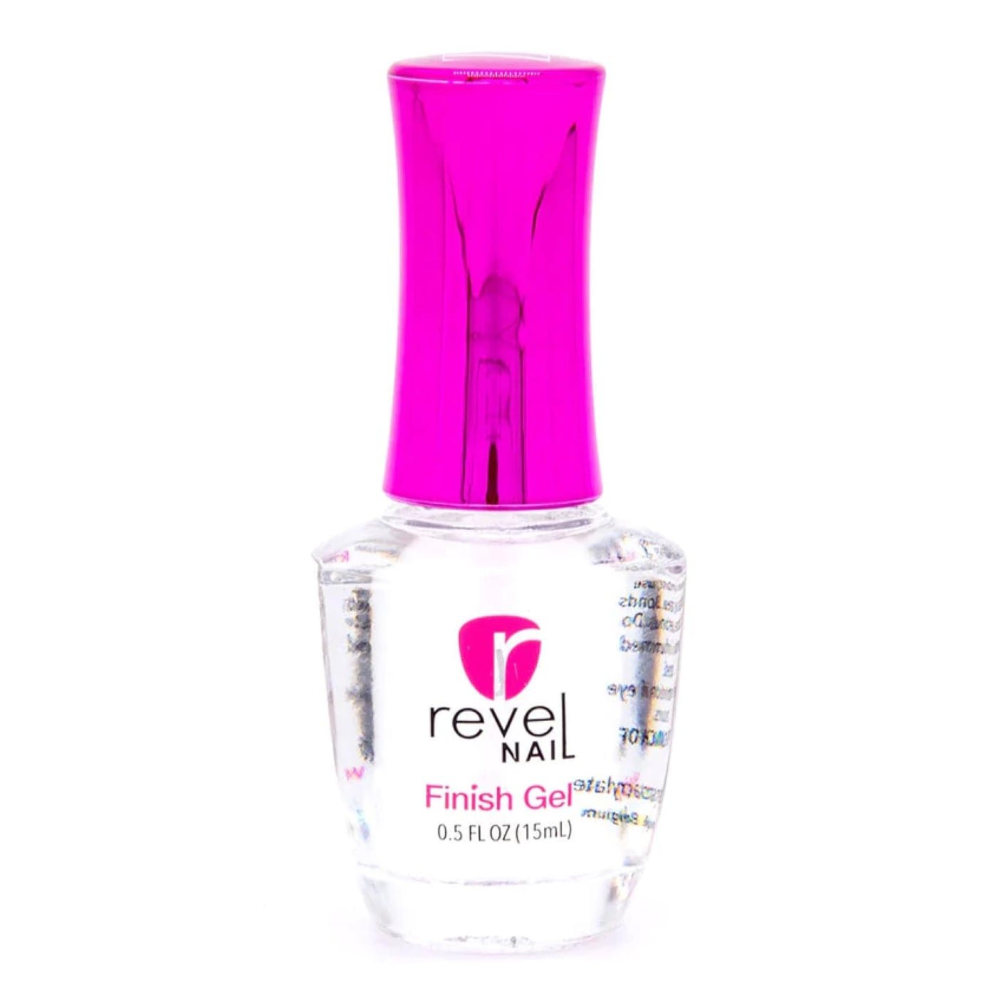 Revel Nail Dip Powder Finish Gel - No UV Finish Gel Top Coat, Sealer Dip Power Liquid, Step 3 for Long-Lasting Dip Nail Color, Chip & Crack Resistant, Strong Healthy Nails, 0.5 oz