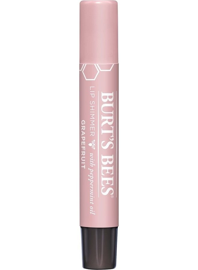 100% Natural Moisturizing Lip Shimmer, Grapefruit - 1 Tube